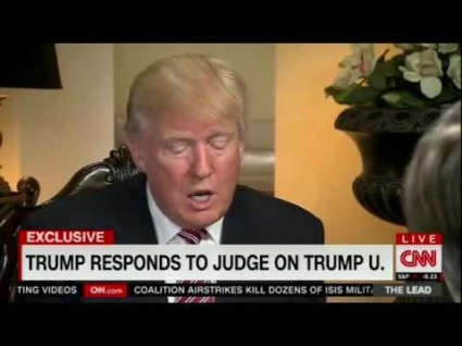 Trump Continues His Insane Racist Rants Regarding Trump University