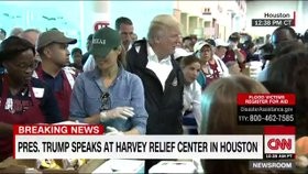 Trump Simulates Empathy In Photo Op Trip To Houston | Crooks and Liars