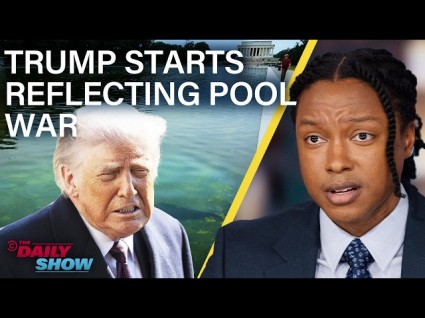 The Daily Show: Trump Tries To Catch Reflecting Pool 'Vandals'
