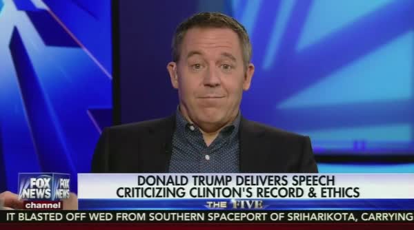 Fox News Greg Gutfeld Has On Air Orgasm Over Trumps Attack Speech On Hillary Crooks And Liars