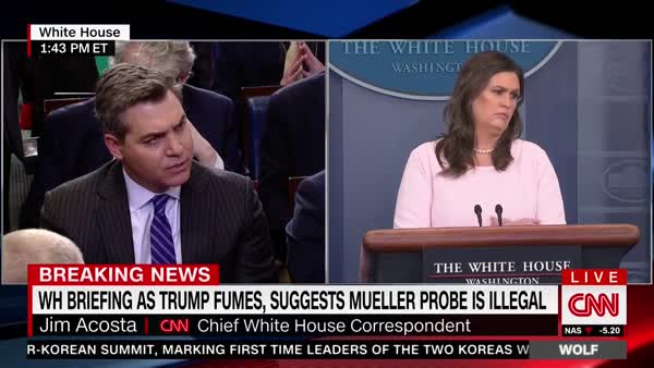 Sarah Huckabee Sanders Stumbles On Her Lie About Trump's 'Breeding ...