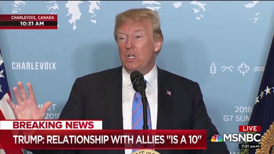 Trump Calls CNN Reporter 'Fake News' For Asking About Tensions At G7 ...