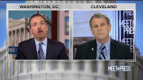 Chuck Todd Asks Sen. Sherrod Brown If He 'Believes In His Heart' Trump ...