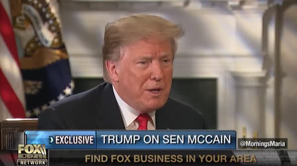 Trump Visibly Shaken By Bartiromo's 'Fake News' McCain Question ...