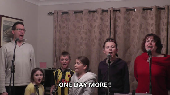 Family's Lockdown Adaptation Of Les Misérables Song Goes Viral