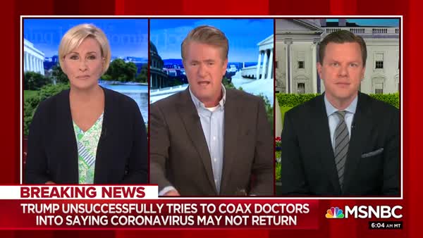 RANT: Scarborough Rips Trump's Refusal To Prepare For Fall Virus Threat ...