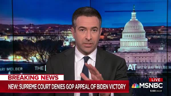 Ari Melber Calls The SCOTUS Brief Shooting Down Giuliani's Case A ...