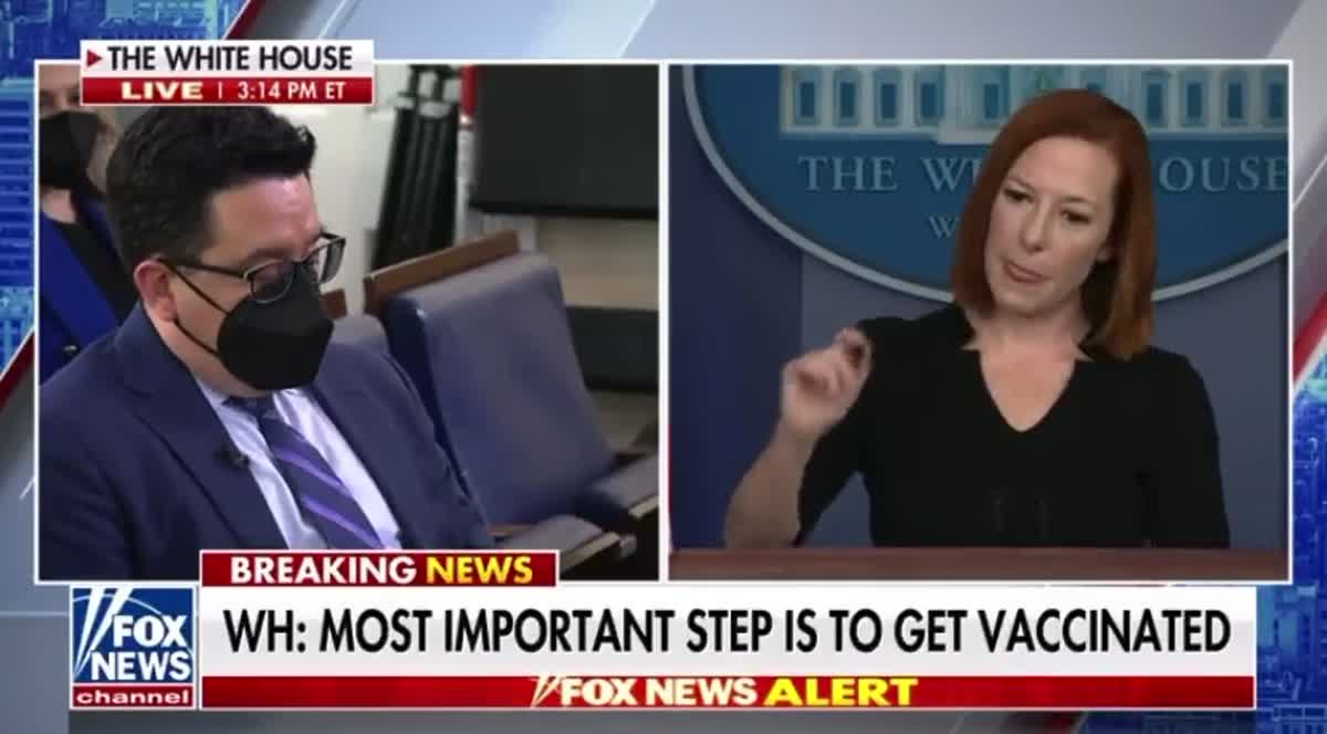 Jen Psaki Smacks Down Reporter’s Gotcha About Biden’s ‘Control’ Of ...