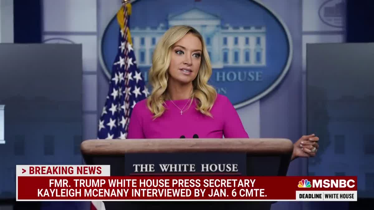 McEnany Actually Shows Up For Deposition Before Jan 6 Committee - Vimarsana News