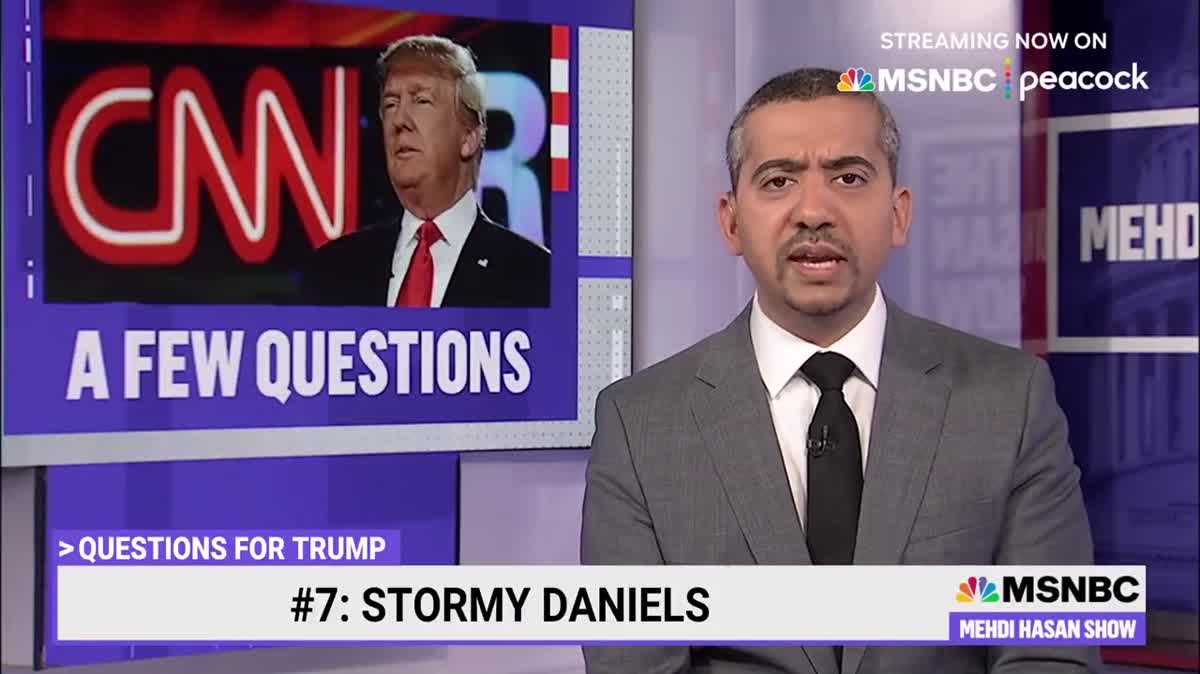 Mehdi Hasan Notes The Ten Questions CNN Should Ask Trump Crooks And Liars   52491 