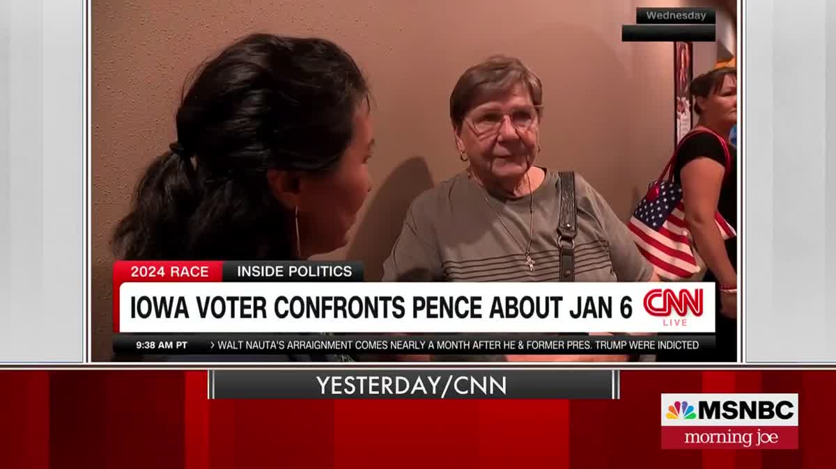 Iowa Lady Can't Forgive Pence For Letting Biden Win - Vimarsana News