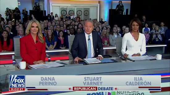 Stuart Varney Fumbles Republican Debate Intro Crooks And Liars