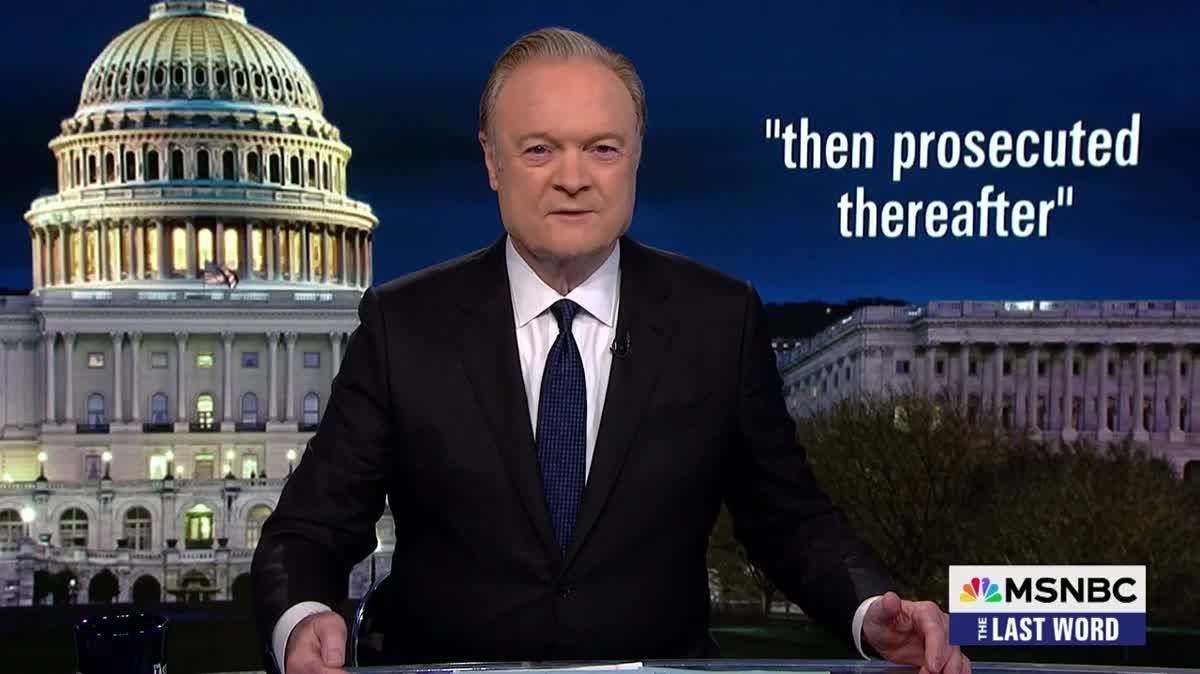 Lawrence O'Donnell Predicts Unanimous SCOTUS Decision Against Trump ...