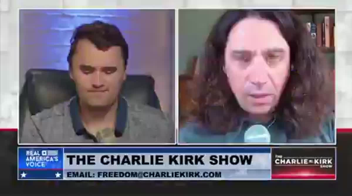 Things Get Weird When Charlie Kirk's Guest Gets A Little Fascist-y