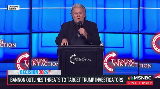 Bannon Makes More Threats At TP USA Event | Crooks and Liars