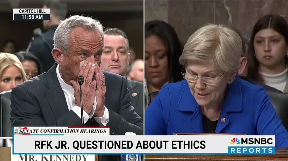 Elizabeth Warren Deals Death Blow: 'Kids Might Die, But RFK Jr Can Keep Cashing In'