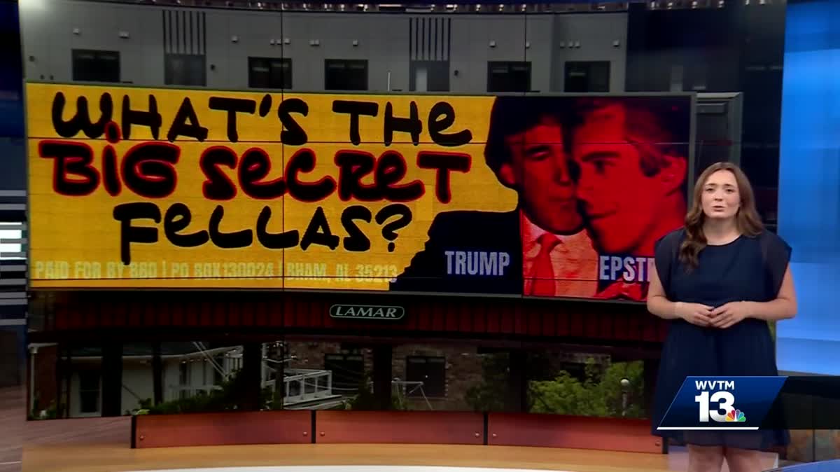 Alabama Billboard Questions Trump's Connection To Jeffrey Epstein