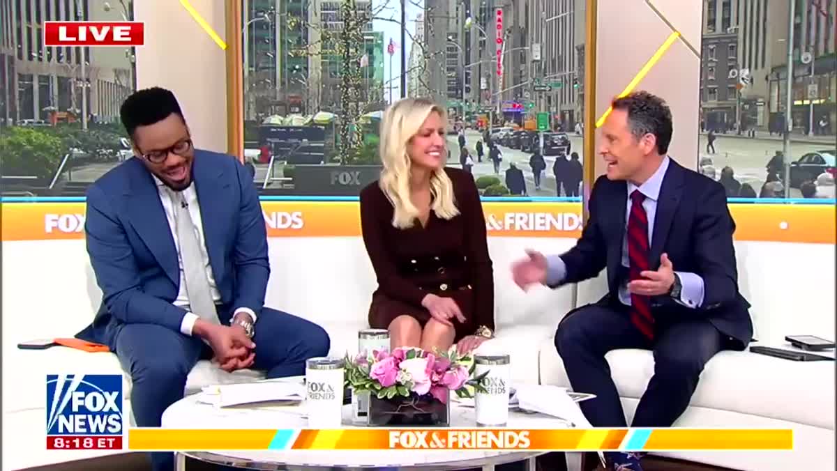 Fox Hosts 'Shocked' Trump Got A Pink Soccer Jersey From MLS Champs