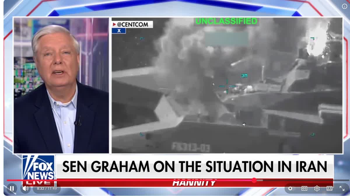 War Pig Lindsey Graham Believes He Is The President