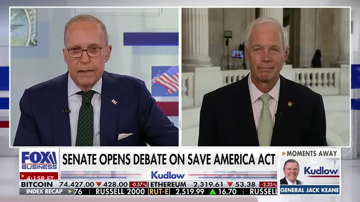 Psycho Ron Johnson Spews Lie After Lie About Migrants To Promote SAVE Act