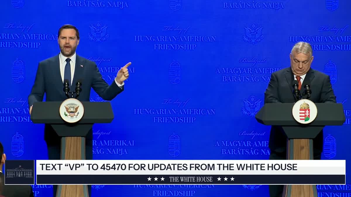WTF Is JD Vance Stumping For Orban During Iran Conflict?