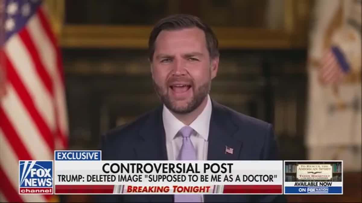'He Was Posting A Joke': Vance's Hilarious Cleanup For Trump's Messianic Glow-Up
