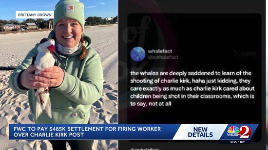 Florida Biologist Wins $485,000 Settlement Over Charlie Kirk Post