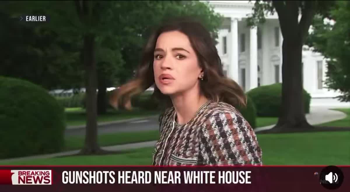 Reporter's Stunned Reaction To White House Shooting Goes Viral
