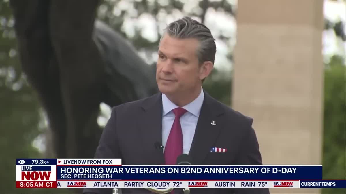 Pete Hegseth's D-Day Speech Was A Stain On All Of Us
