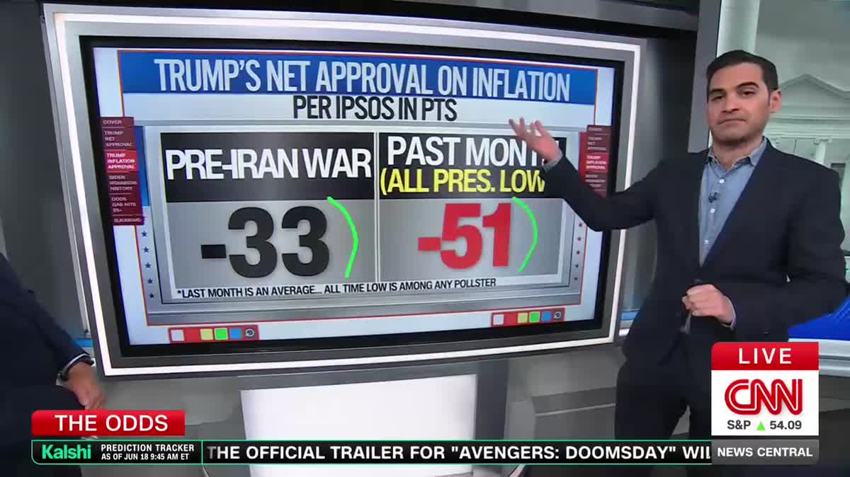 CNN Pollster: Iran War Is A Disaster For Trump