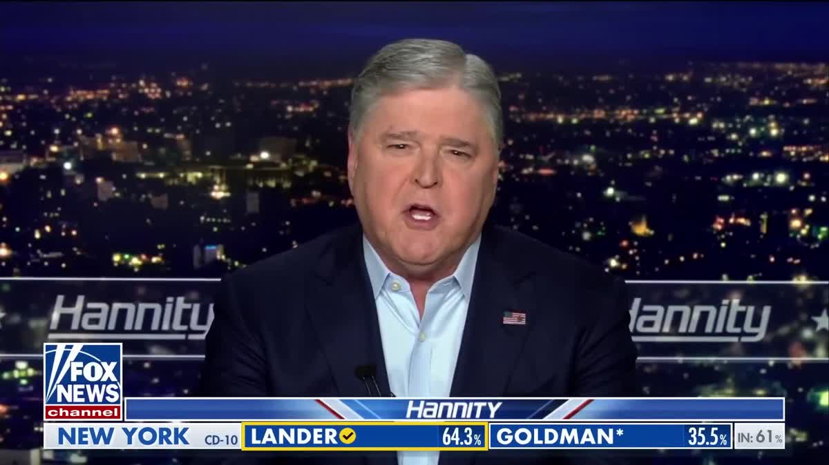 Hannity Weeps After Big Night For 'Radical Socialists'