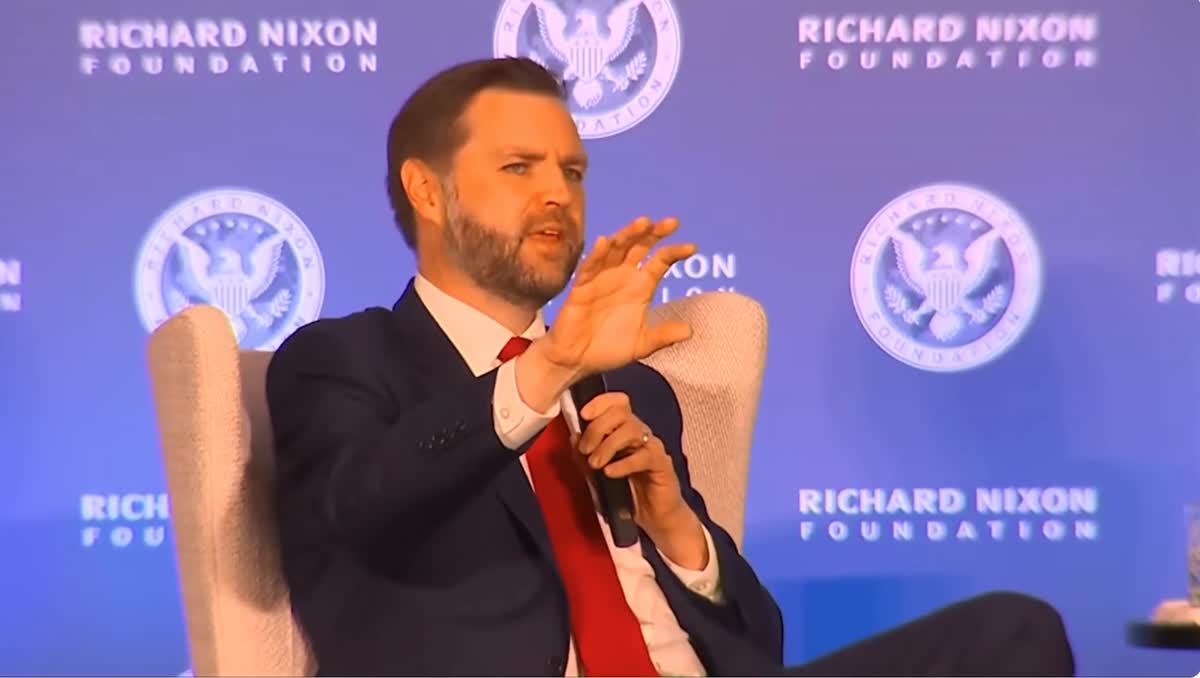 JD Vance Tries To Defend Trump With Nixon — And Only Makes It Worse