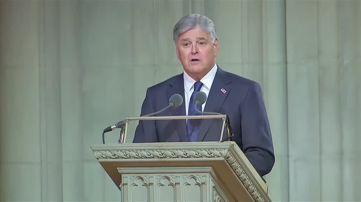 Hannity Imagines Heaven; It Has A Ballroom Named After Trump