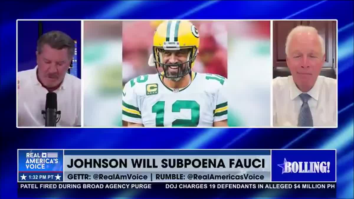Ron Johnson Praises Qaron Rodgers For Being An Anti-Vaxxer