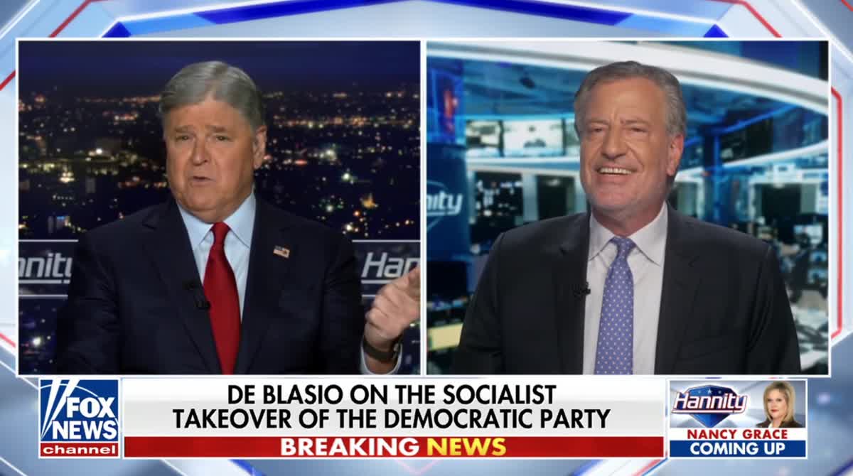 DeBlasio Forces Hannity To End Segment Over Troy Jackson