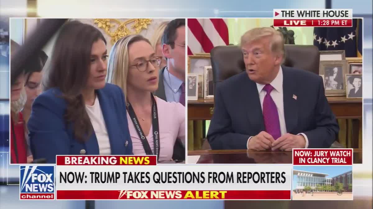 Trump Won't Answer Questions About Mail In Ballots