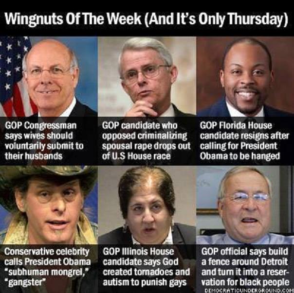 Open Thread - Wingnuts Of The Week (And It's Only Thursday) | Crooks ...