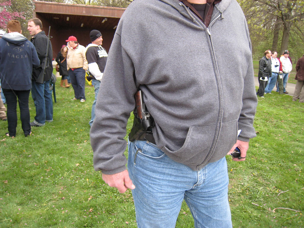 Man Second Amendments Himself While Trying To Conceal A Gun In His
