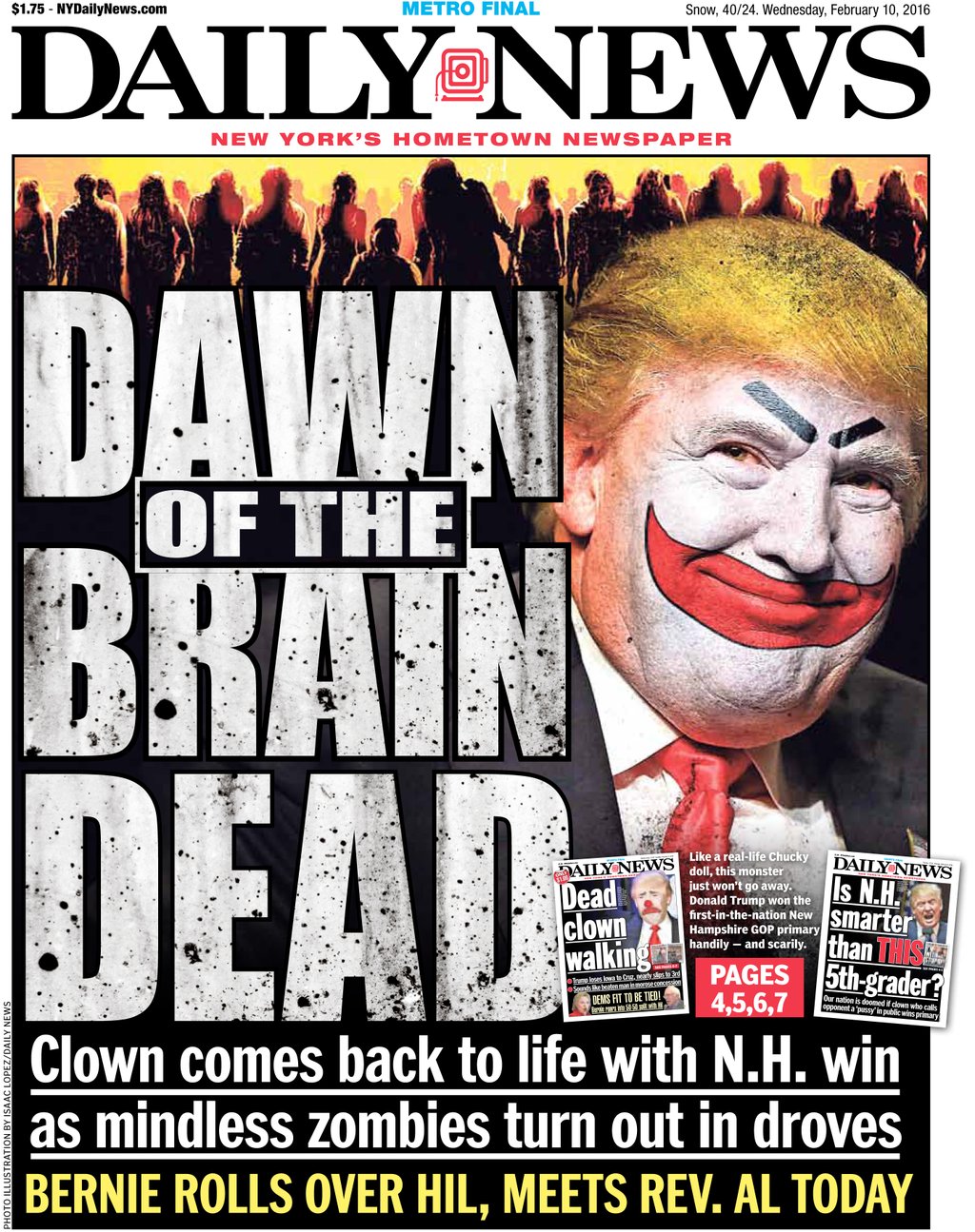 ny daily news cover pages