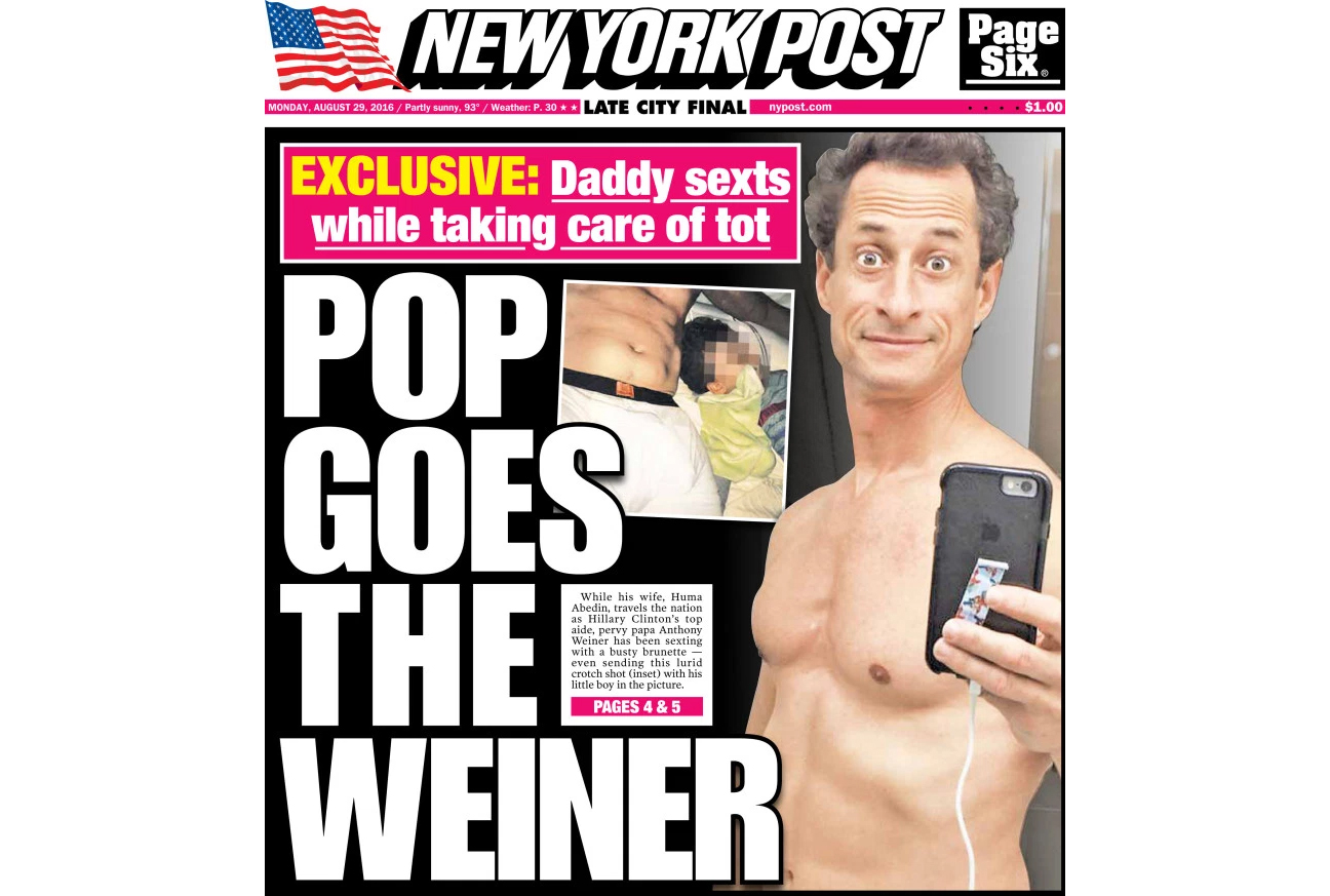 Anthony weiner sends dick pic