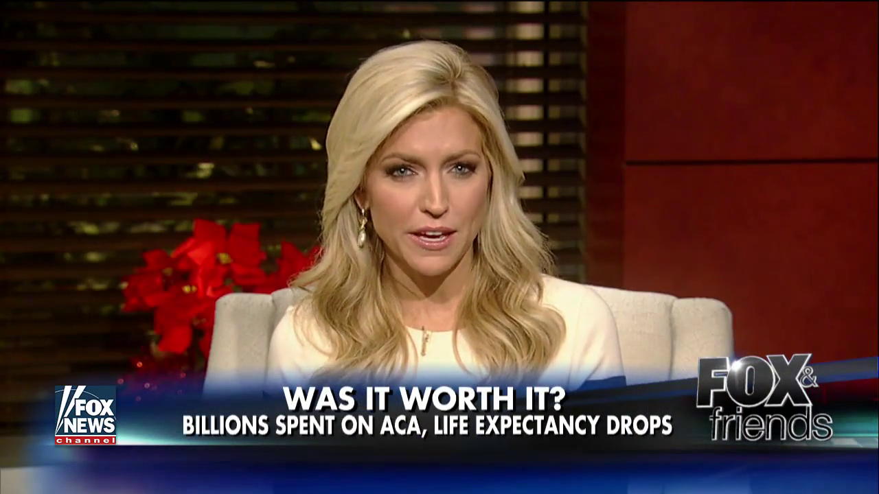 Fox News Tries To Blame Obamacare For A Drop In Life Expectancy ...