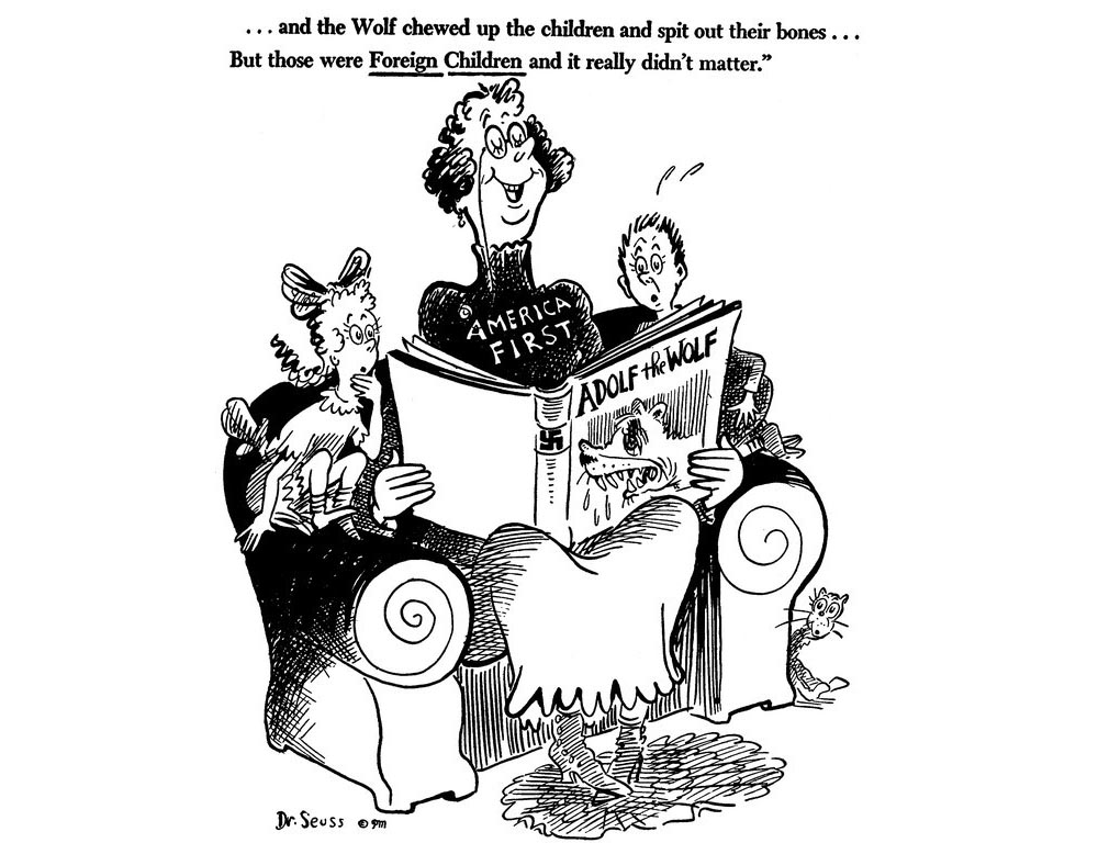 Dr. Seuss Cartoon Proves 'America First' Is Heartless Fascism | Crooks ...