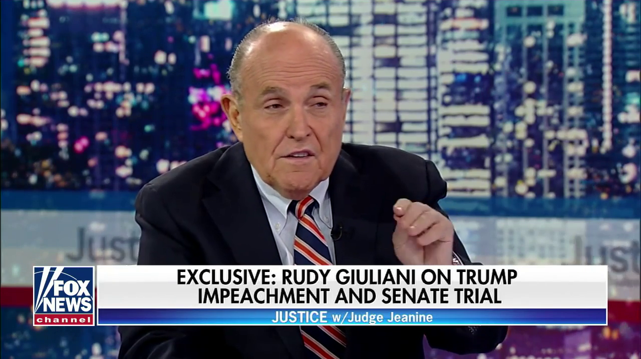 Giuliani Argues Impeachment Trial Is 'Better Politically' For Trump ...