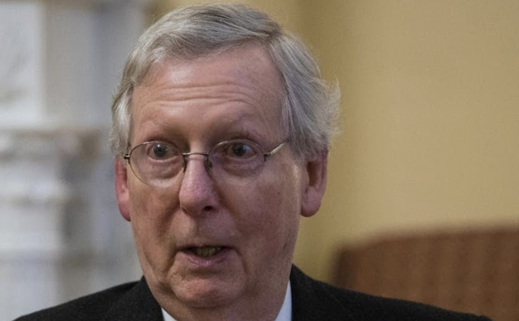 Mitch Mcconnell Shamelessly Blames Trumps Crimes For Delayed Pandemic