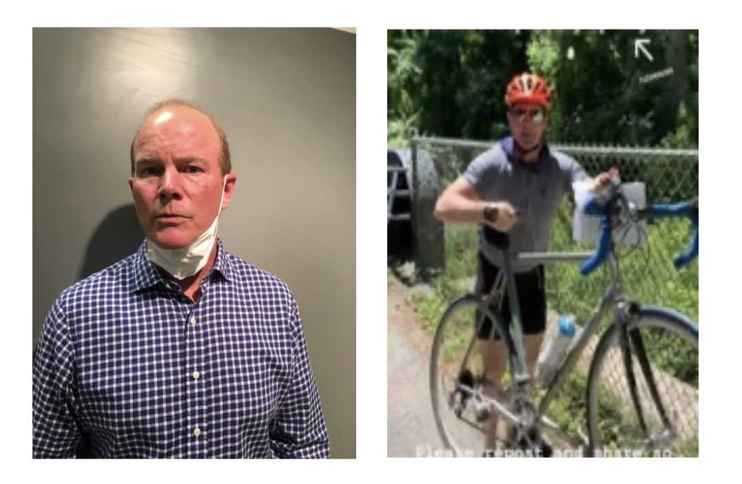 Bethesda Cyclist Filmed Assaulting 'Young Adults' Hanging BLM Signs In Bethesda Charged Crooks