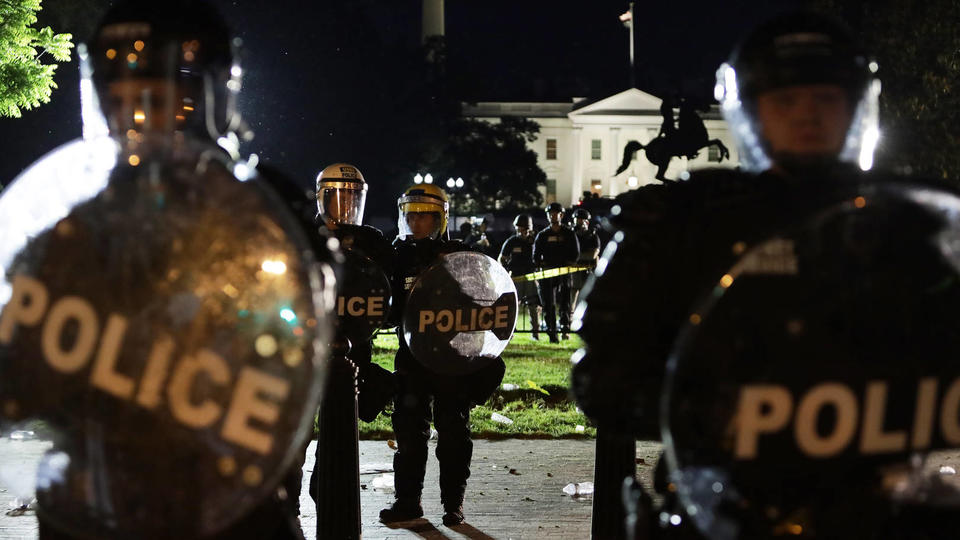 Trump Flees To Bunker As Protests Over George Floyd Raged Outside White ...