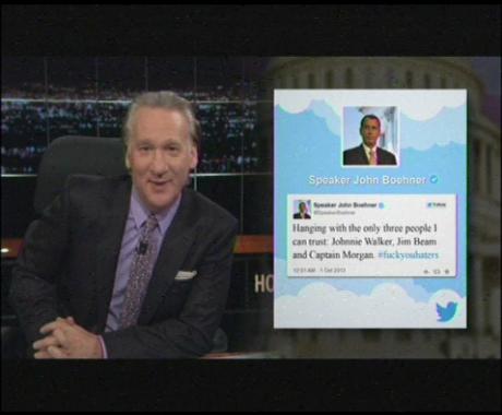 Bill Maher Reads John Boehner's 'Drunk Tweets' | Crooks and Liars