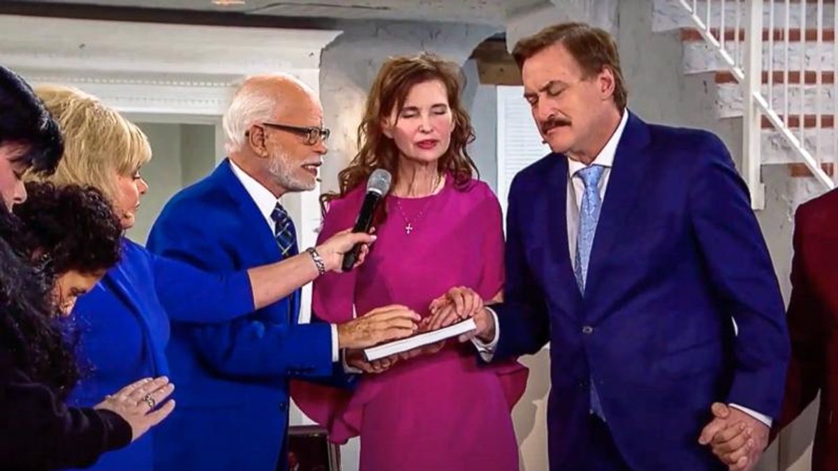 Mike Lindell And Jim Bakker Team Up For 3 Day Election Lie Telethon 