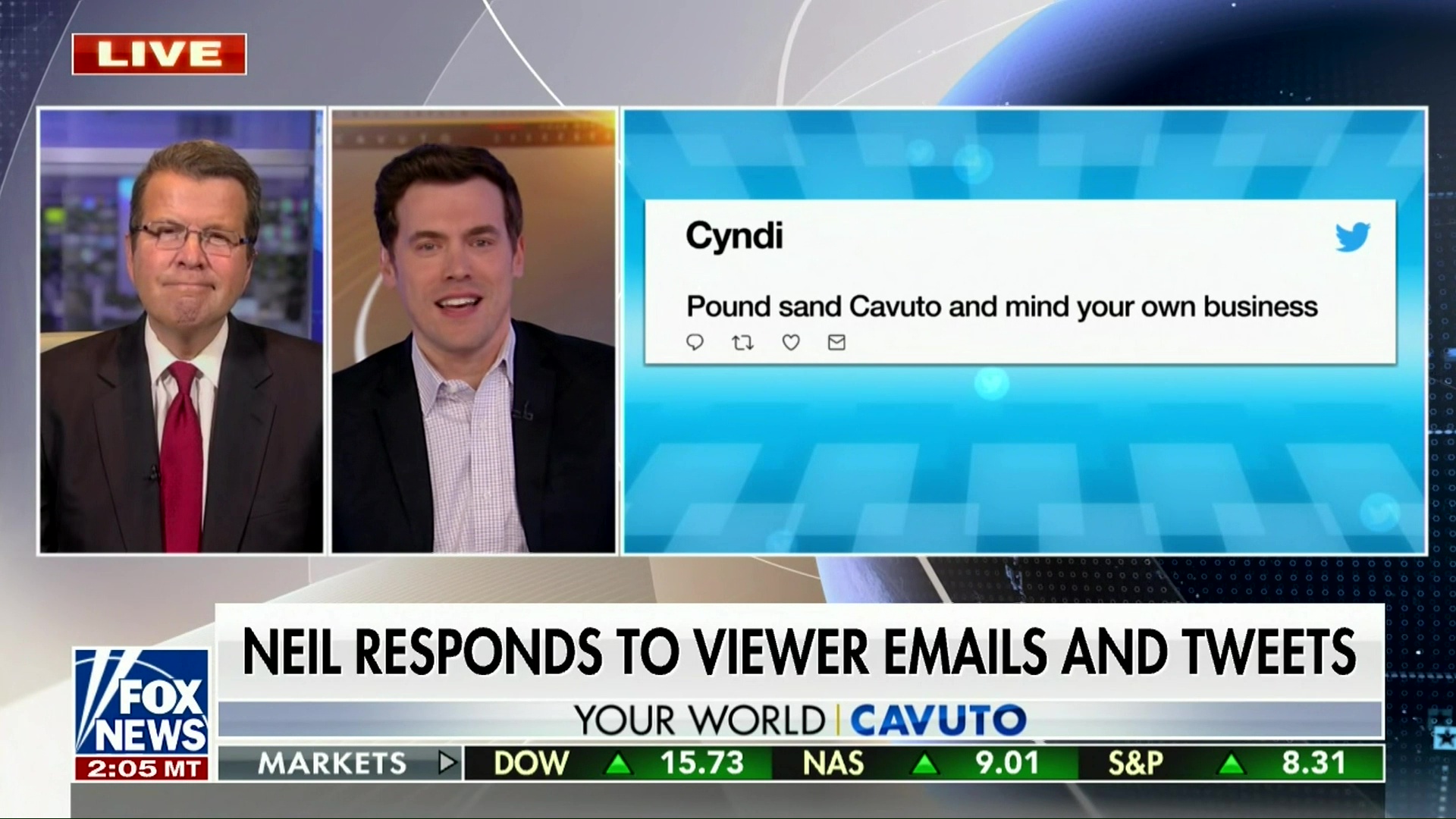 Neil Cavuto Reads Hate Mail On Fox News | Crooks And Liars