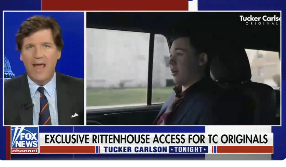 Tucker Carlson Embedded TV Crew In Killer Kyle's Trial - Vimarsana News
